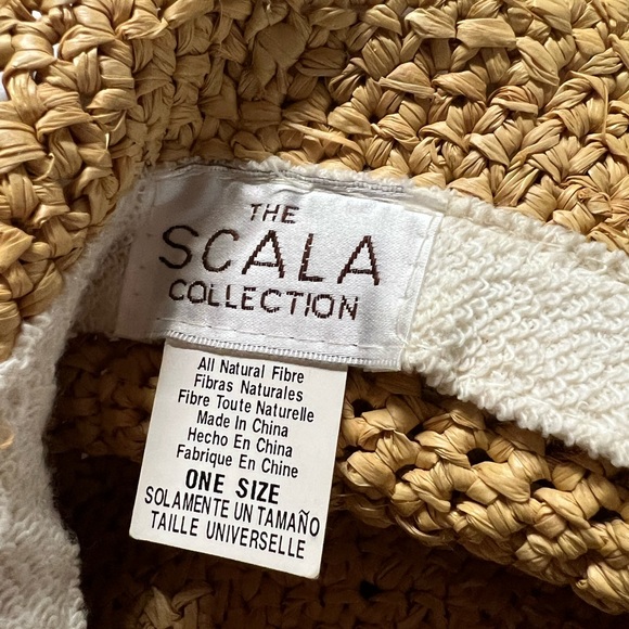The Scala Collection sun hat natural fibers summer festival vacation beach - Picture 4 of 4